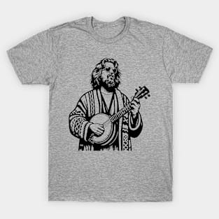 Banjo Dude Lebowski Funny Bluegrass T-Shirt